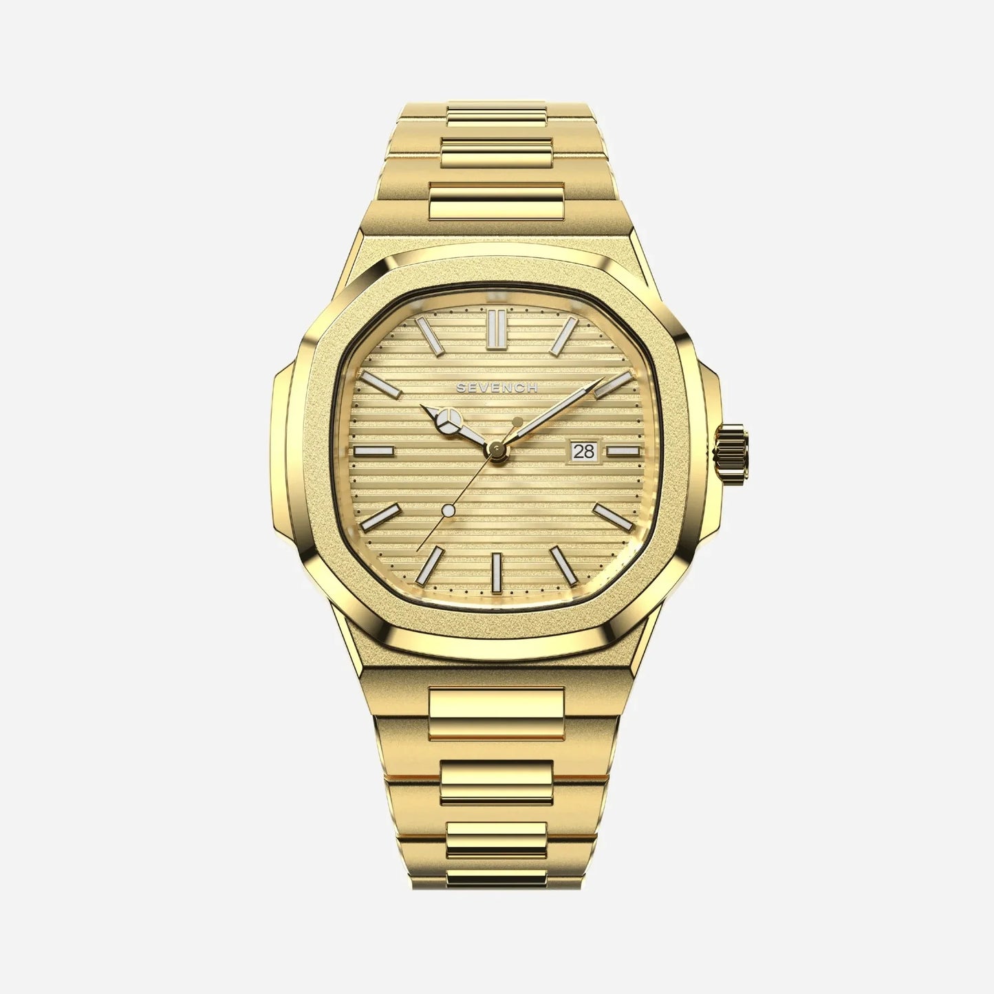 Sevench Valen Gold | Affordable Men's Watch | Italian Quartz Movement & Water Resistant
