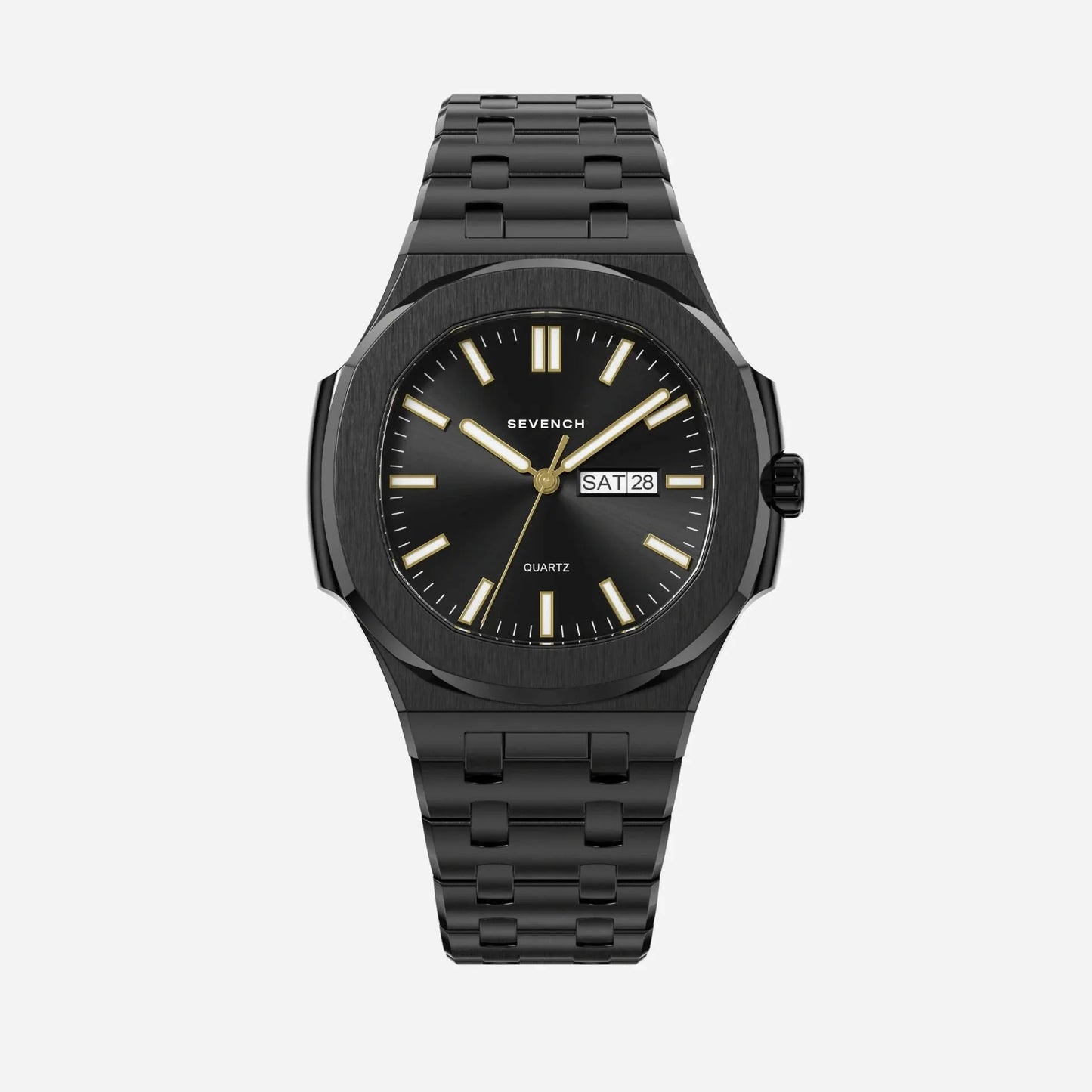 Sevench Legacy All Black | Affordable Men's Watch | Italian Quartz Movement & Water Resistant